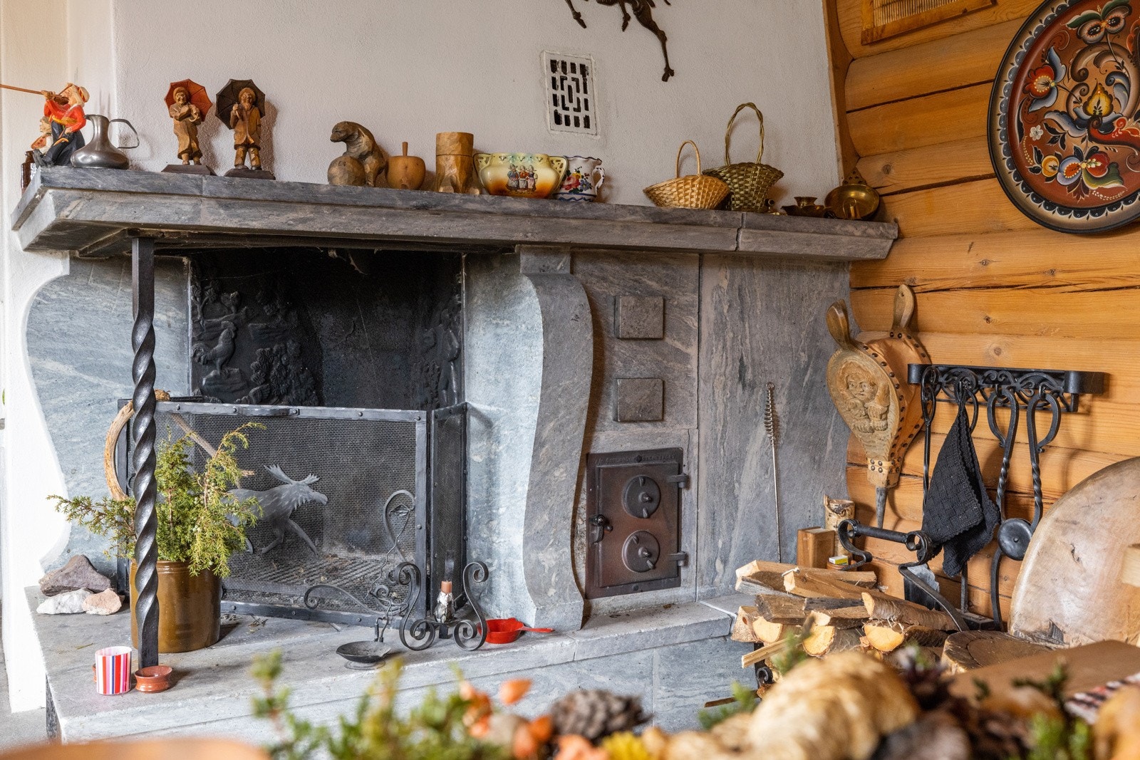 Stove med peis Galleribilde