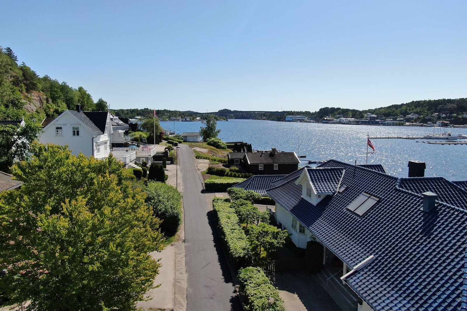 Sevikveien mot Sevikodden. Blindvei med lite trafikk Galleribilde