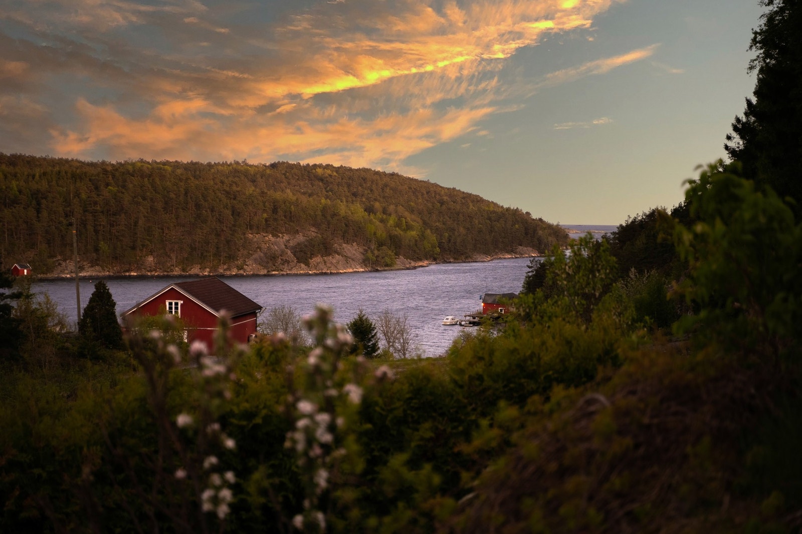 Kveldsstemning på Rødsbråtan. Galleribilde