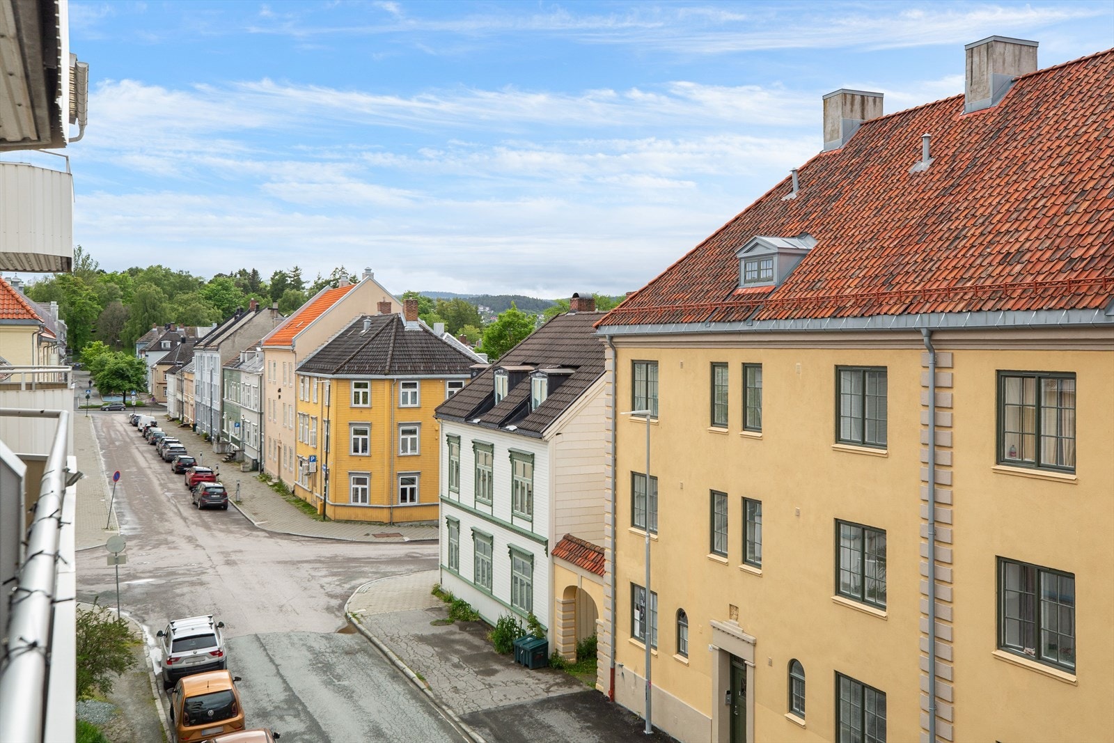 Utsikt fra balkongen. Galleribilde