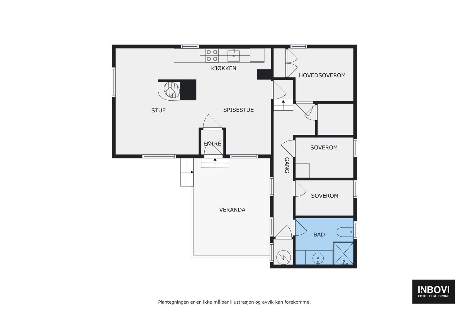 Plantegning Galleribilde