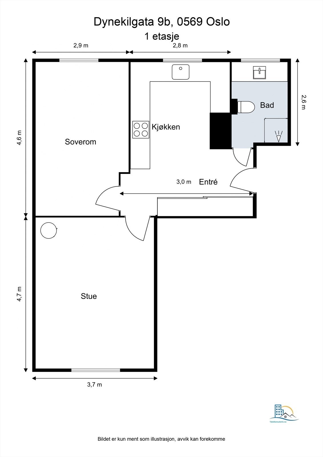 Plantegning Galleribilde