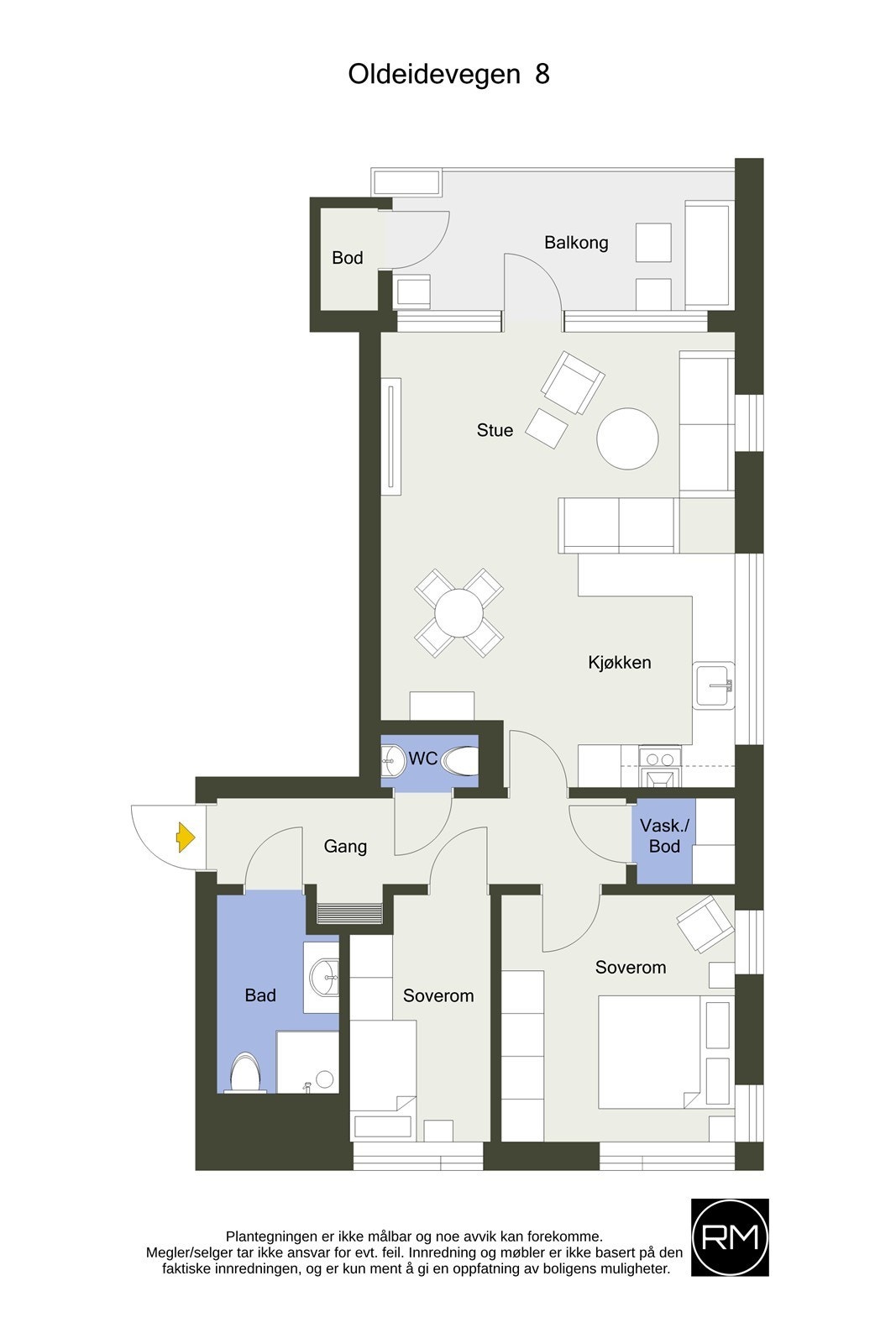 Plantegning 2. etasje. Galleribilde