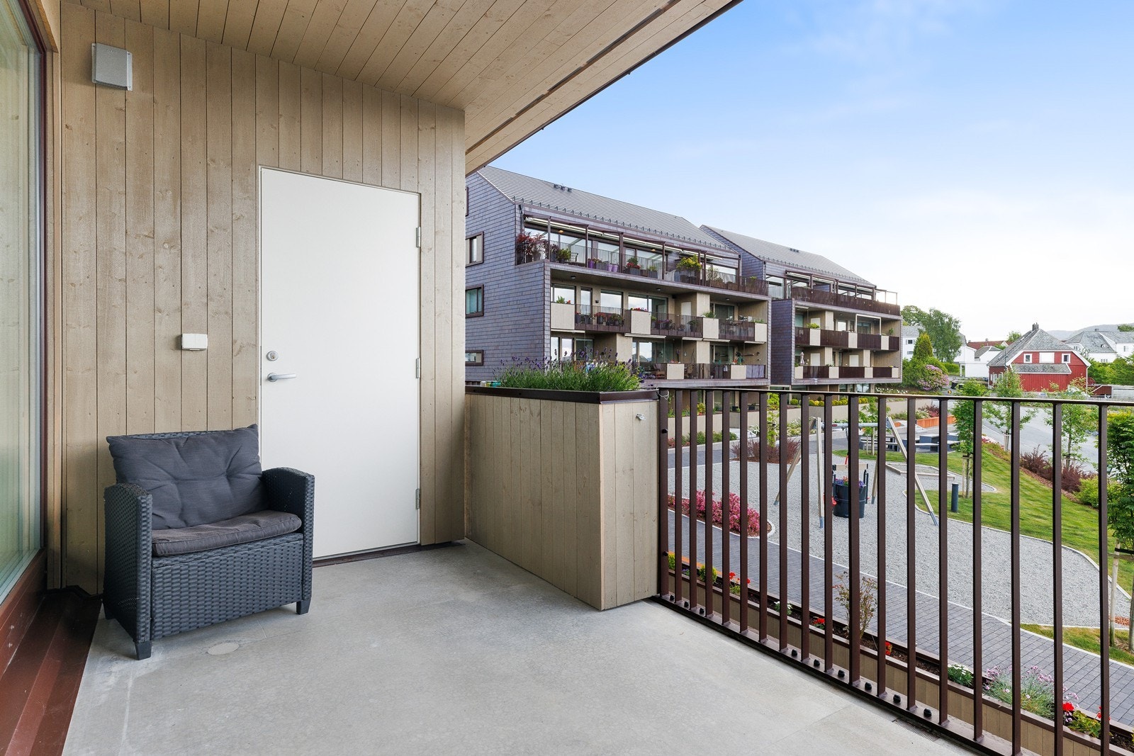 Her har man i tillegg en praktisk bod. Galleribilde