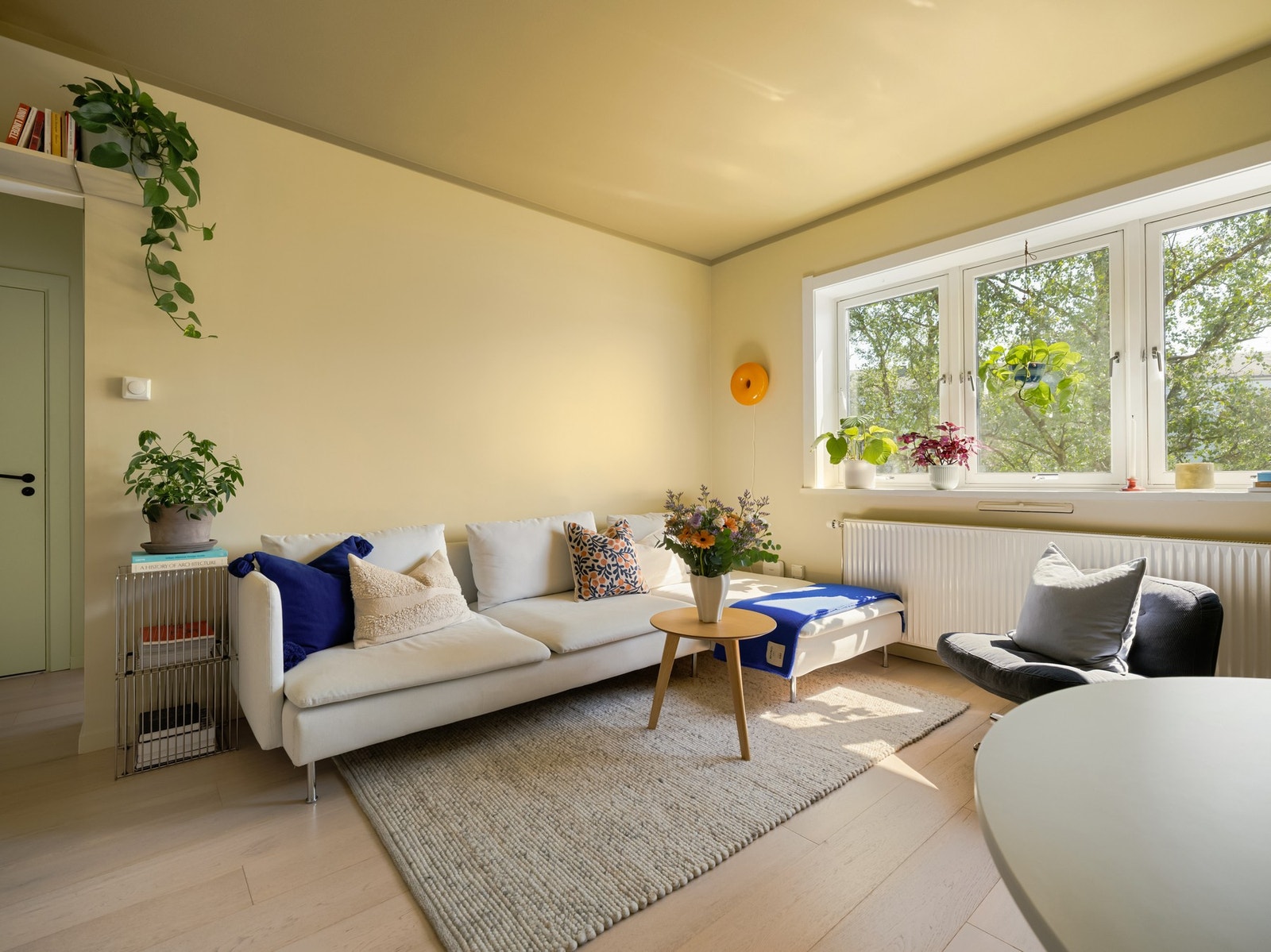 Selger har satt stor pris på det grønne utsynet. Galleribilde