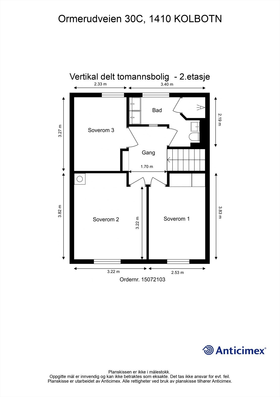 Plantegning - 2.etasje Galleribilde
