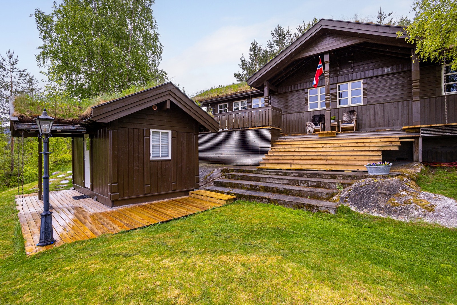 Hytta fremstår velholdt og holder god standard. Galleribilde