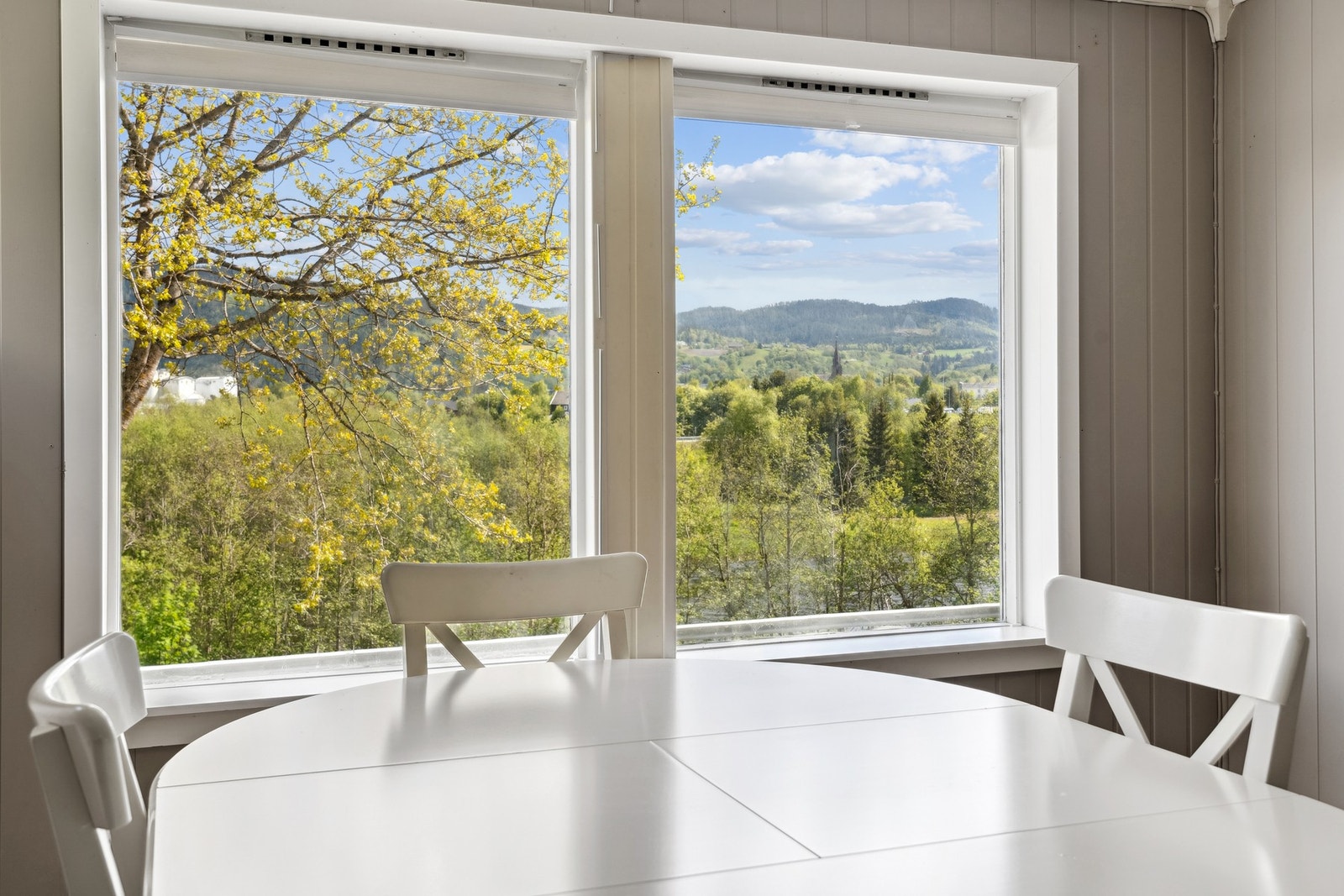 Nydelig utsikt fra spisebordet. Galleribilde