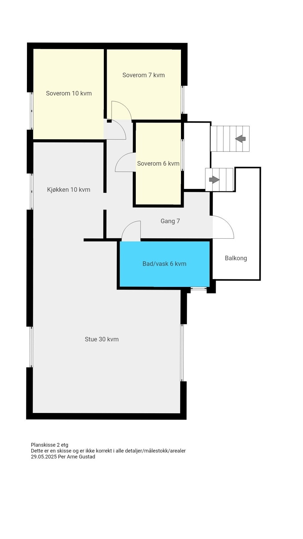 Plantegning - 2.etasje. Galleribilde