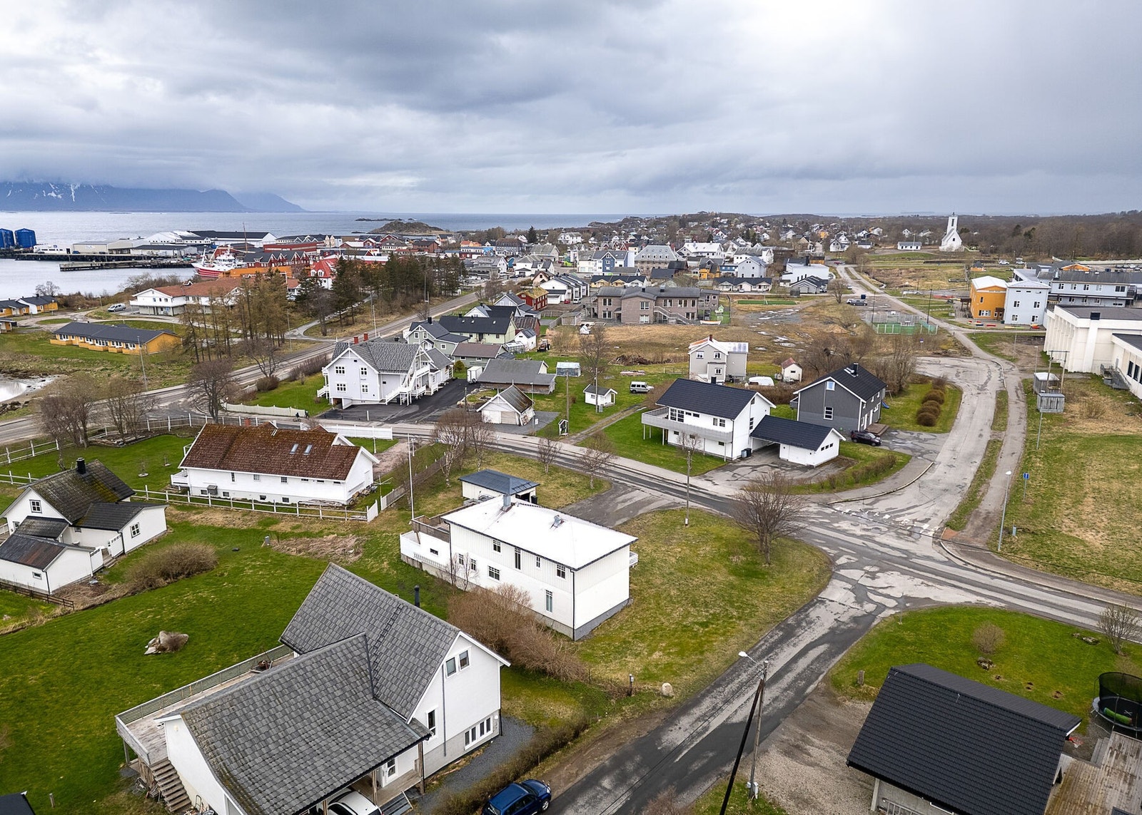 Eiendommen sett fra lufta Galleribilde
