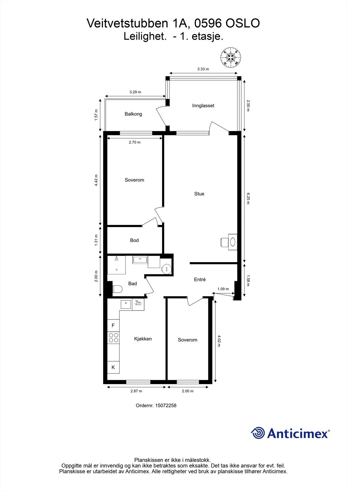 Plantegning Galleribilde