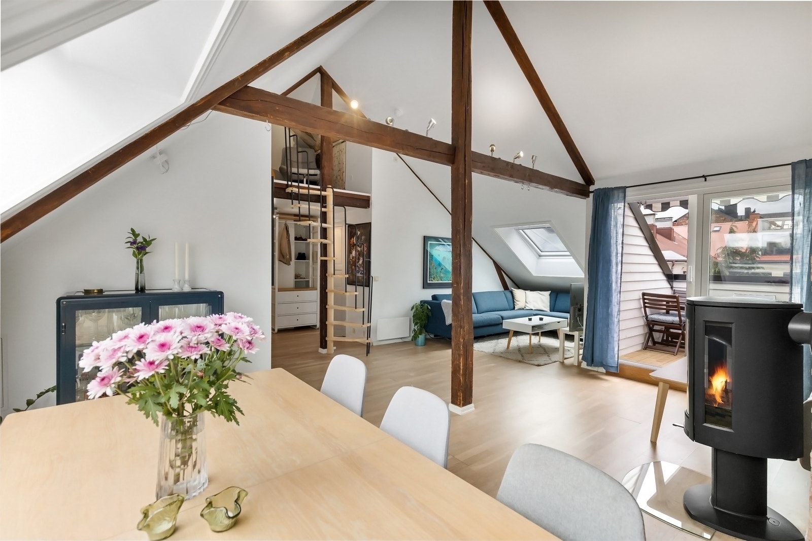 Planløsningen byr på både karakter og funksjonalitet. Galleribilde