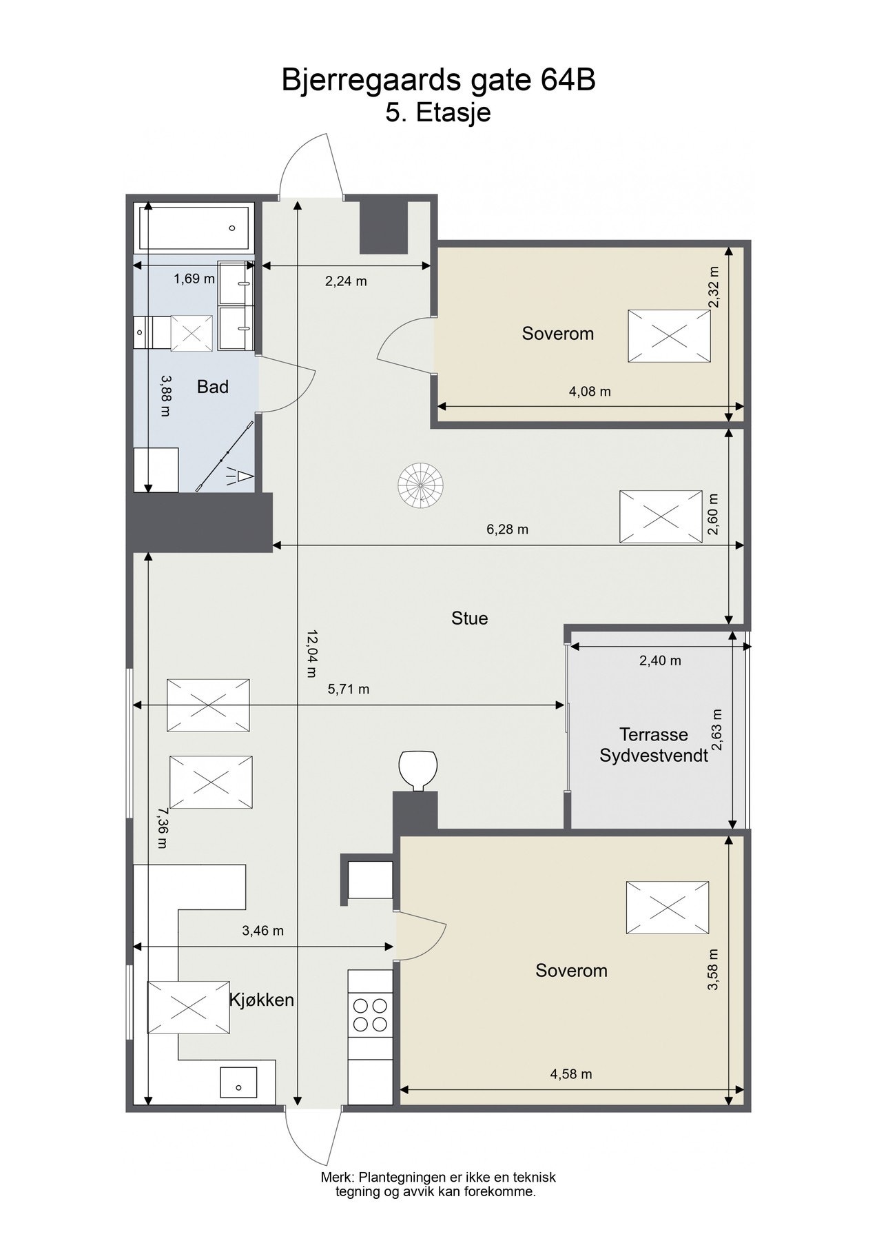 Planløsning. Galleribilde