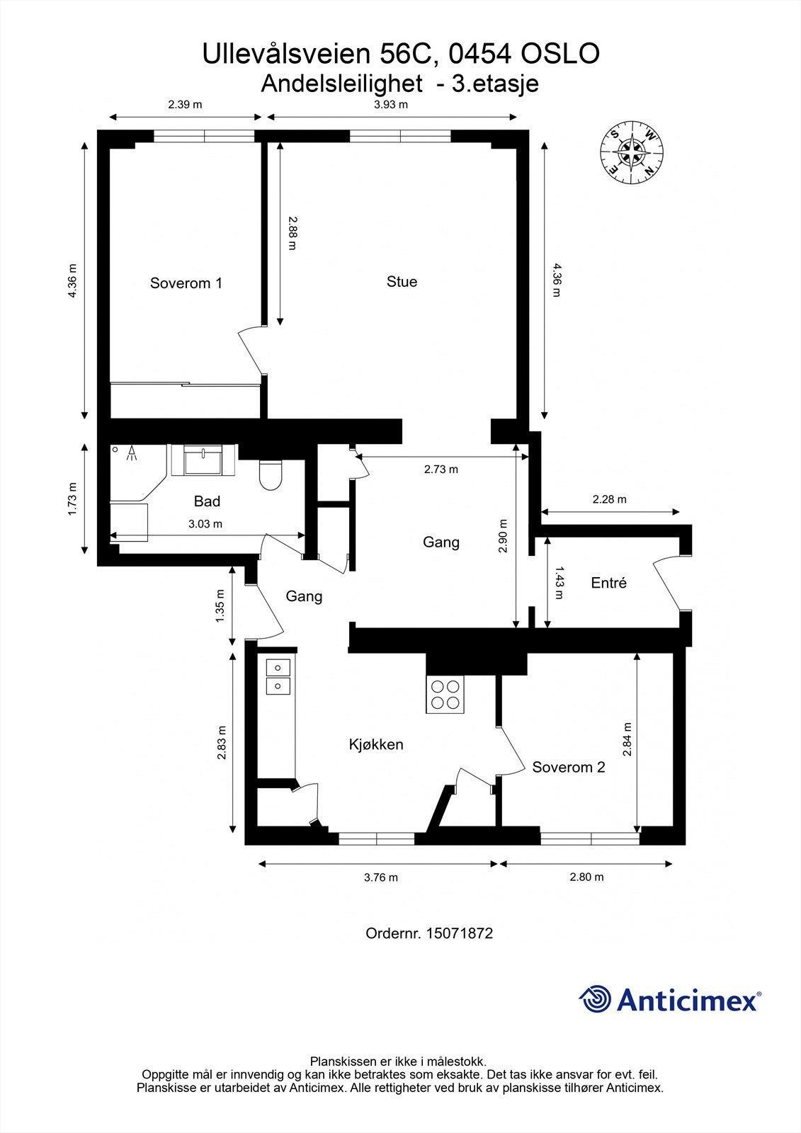 Plantegning Galleribilde