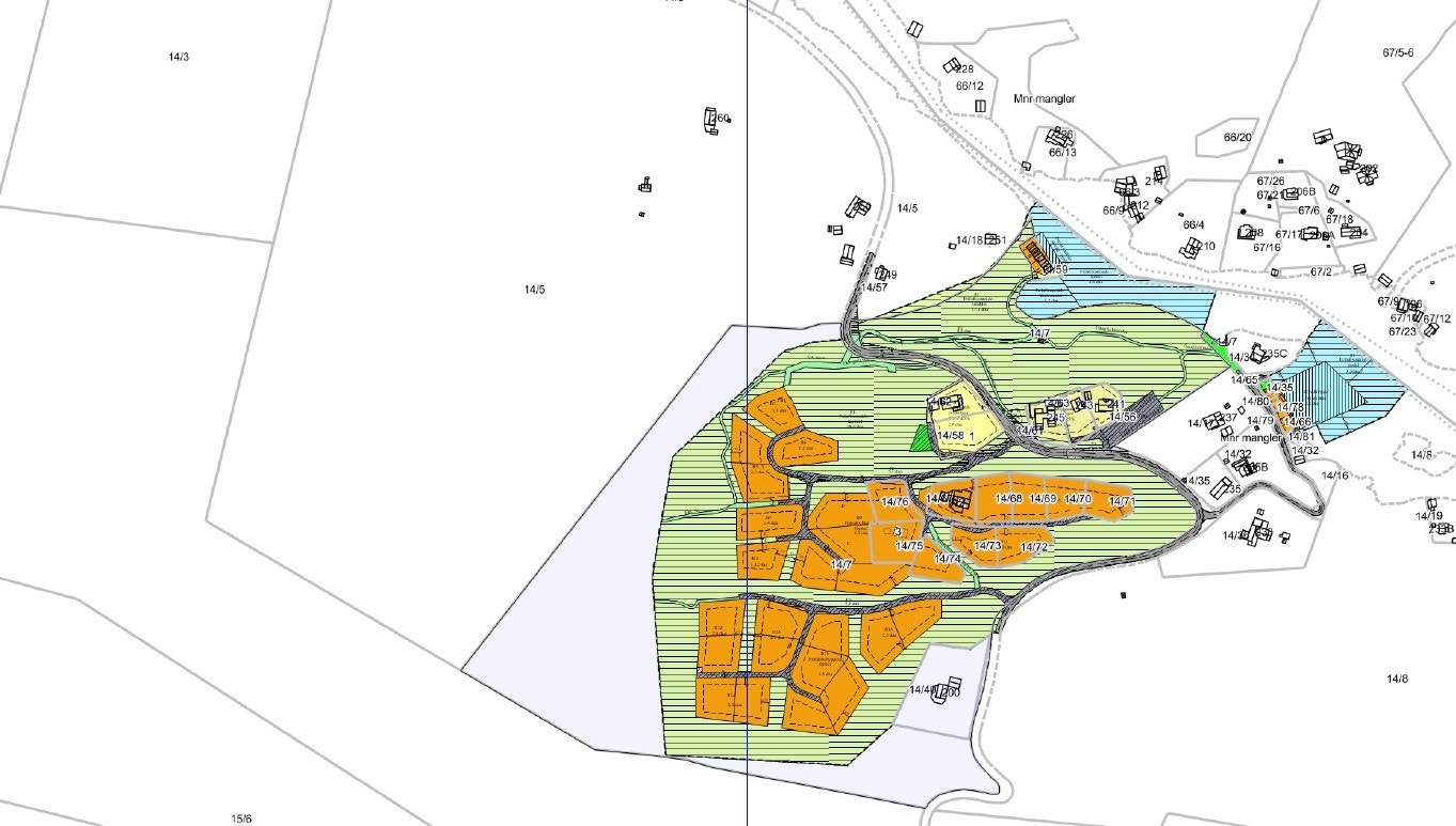 Reguleringskart Galleribilde