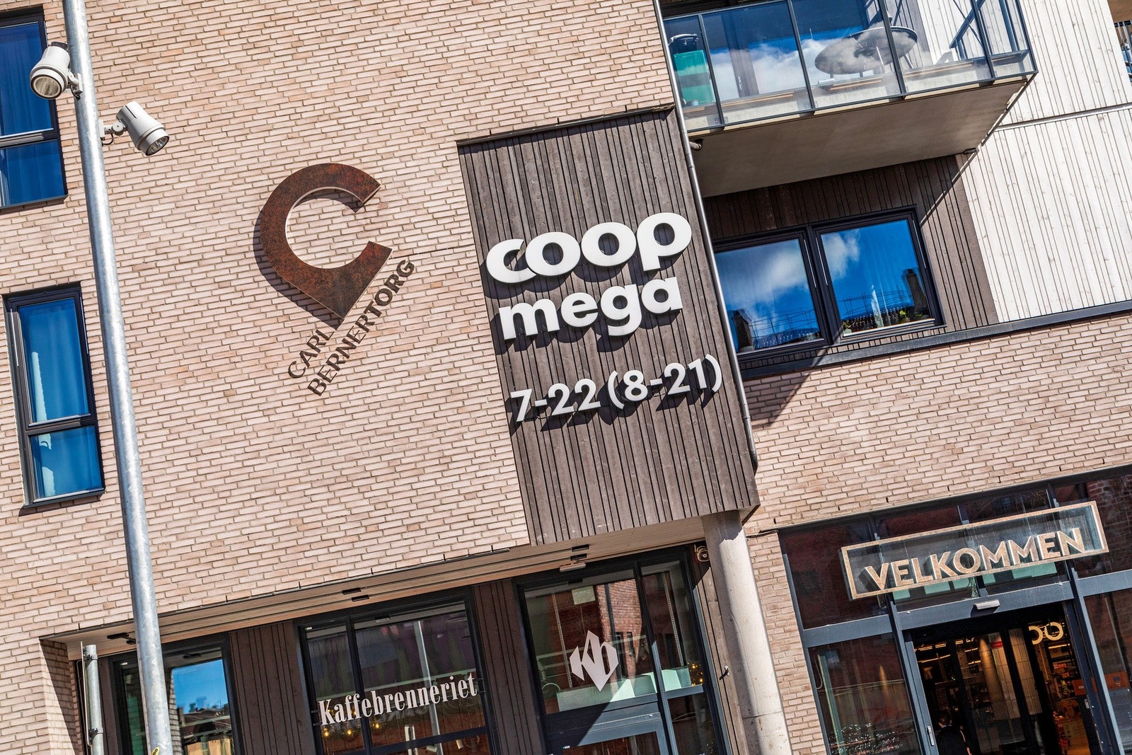 Gangavstand til Carl Berner Torg og Carls. Galleribilde