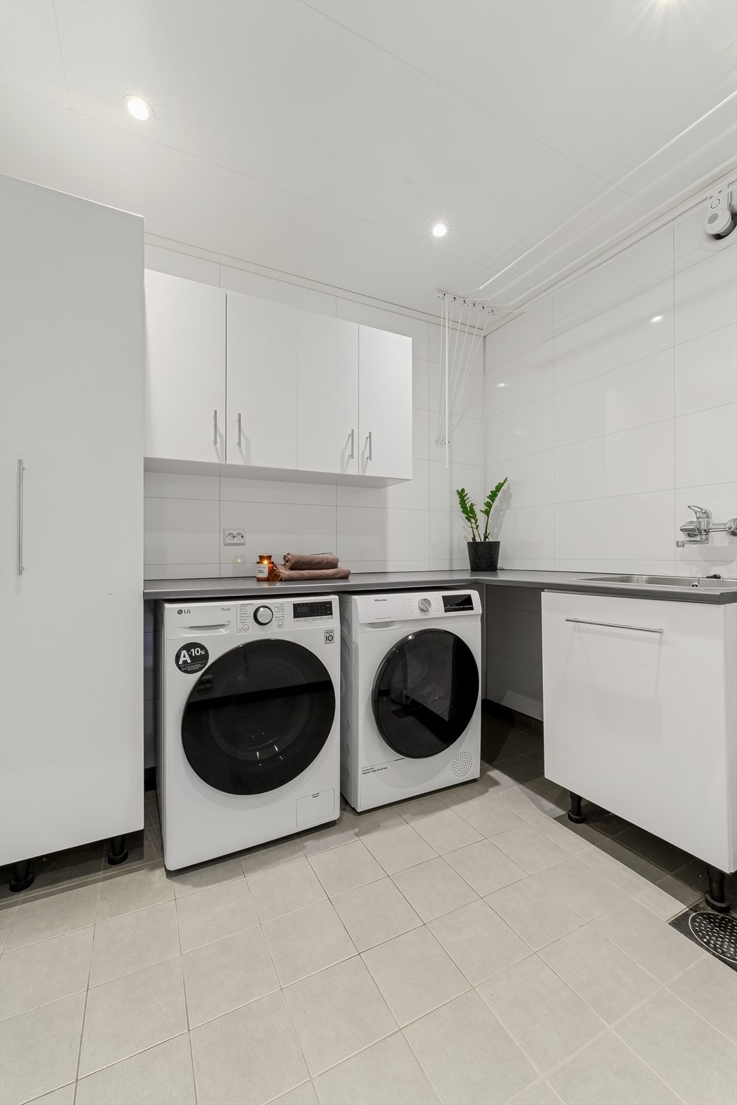 Vaskerommet ble også renovert i 2020. Galleribilde