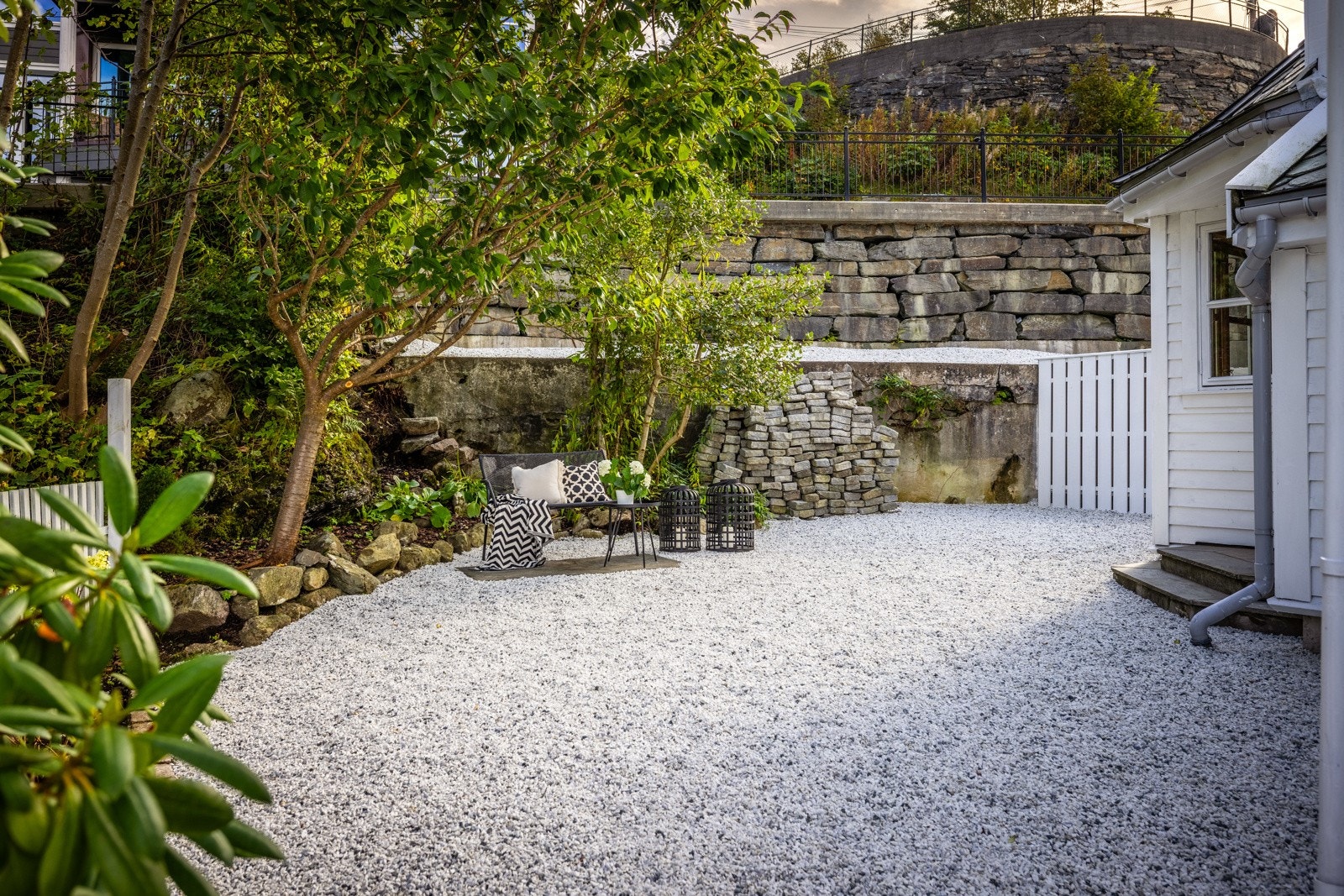 - Koselig og privat uteområde på baksiden av villaen - Galleribilde