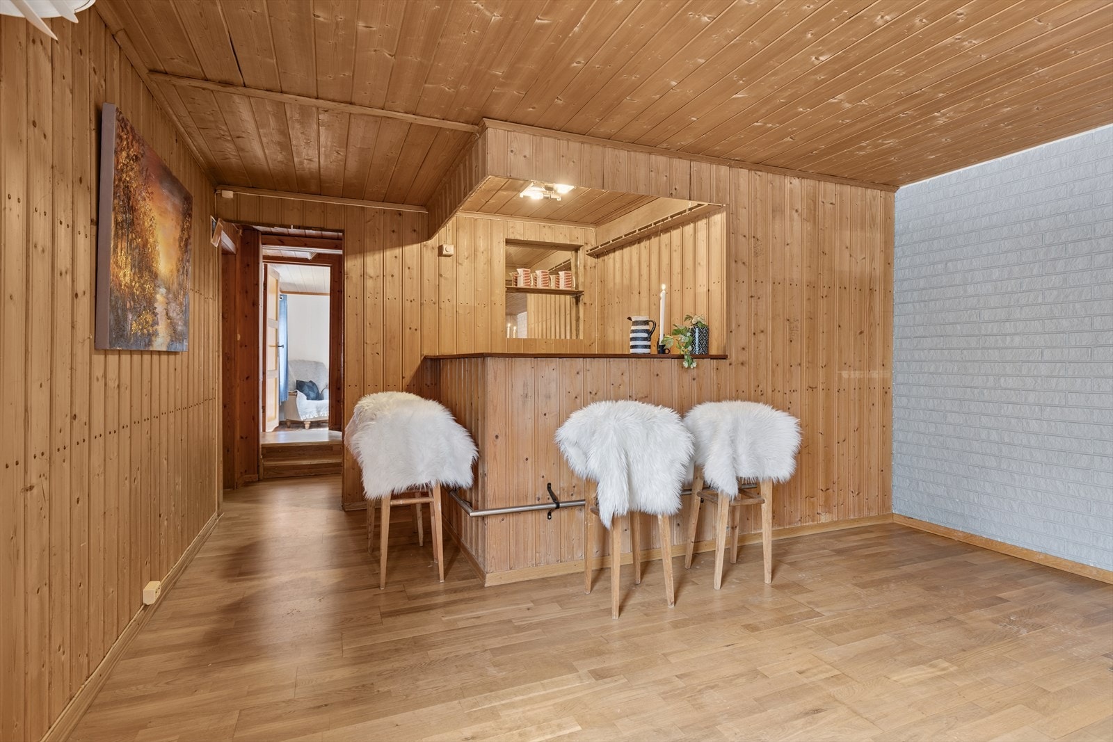 Iht. originale bygningstegninger er rommet betegnet som hobbyrom. Galleribilde