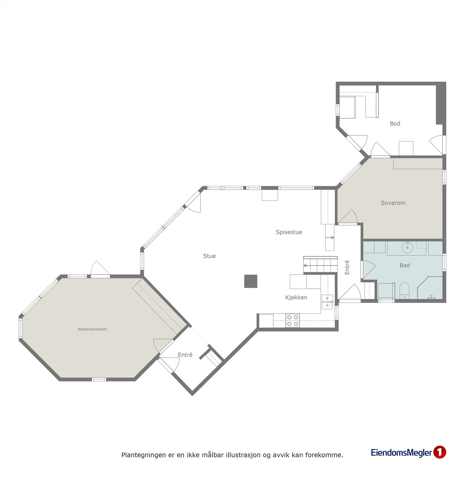 Planteikning Galleribilde