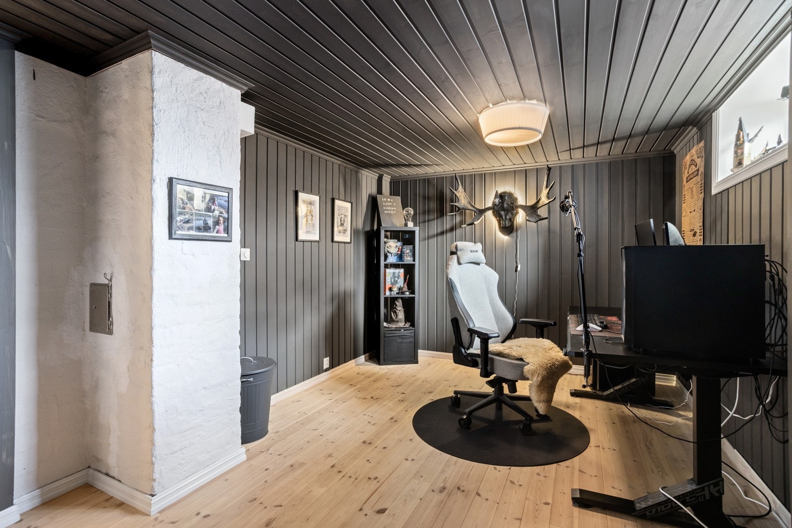 Innredet rom i kjeller. Galleribilde