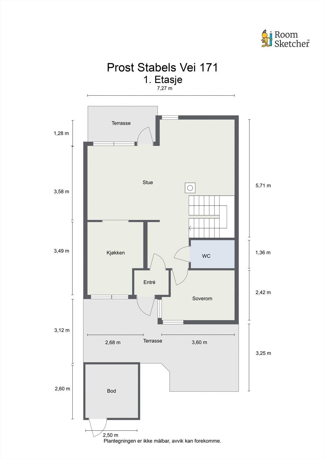 Plantegning - 1. etasje Galleribilde