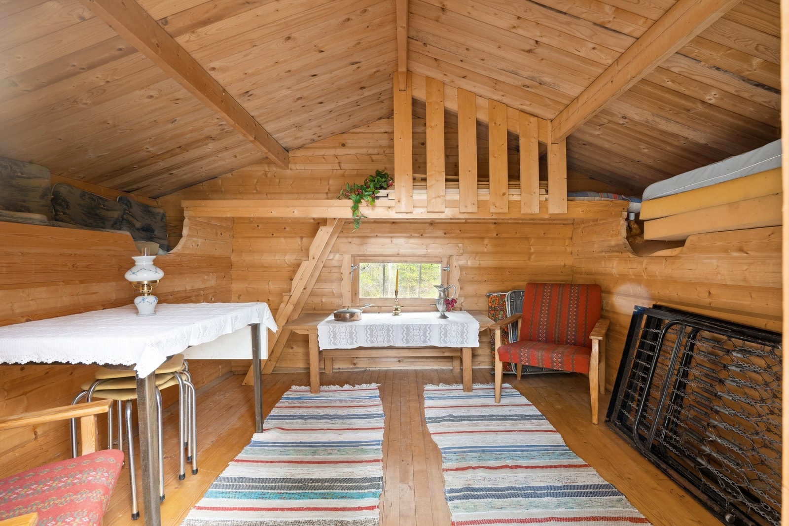 Oppholdsrom i stabburet. Galleribilde