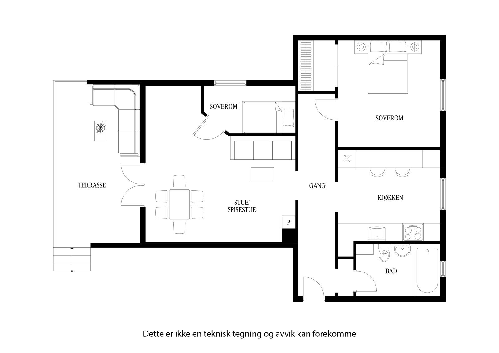 Plantegning Galleribilde