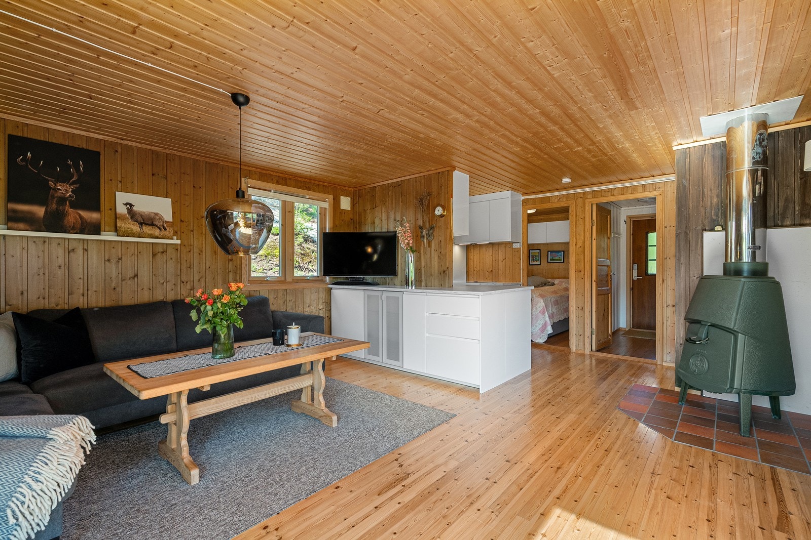 Stue/kjøkken/allrom Galleribilde