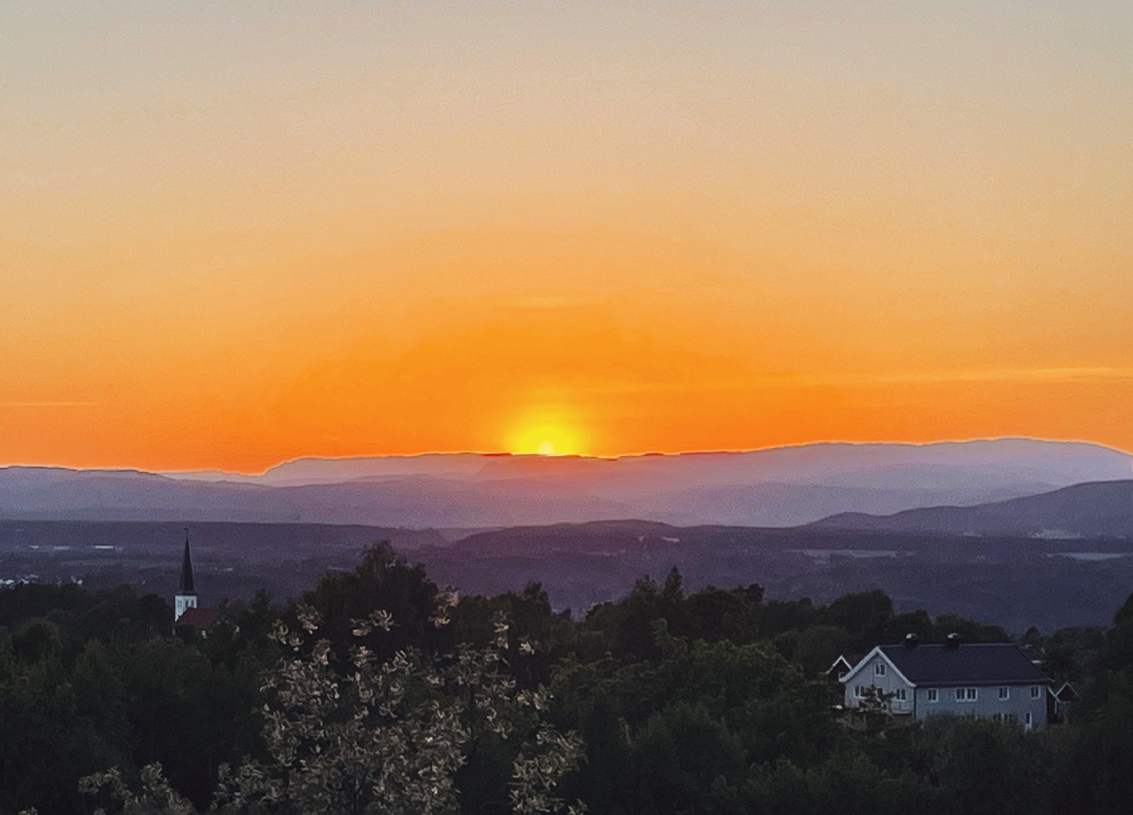 Her får du herlige solnedganger Galleribilde