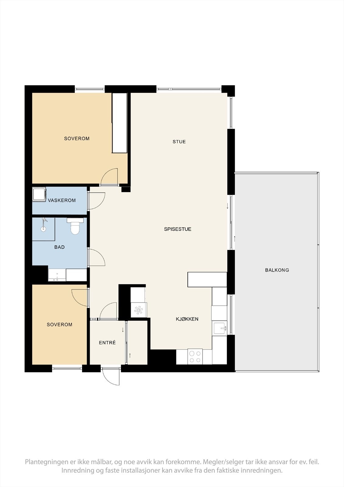 Plantegning Galleribilde