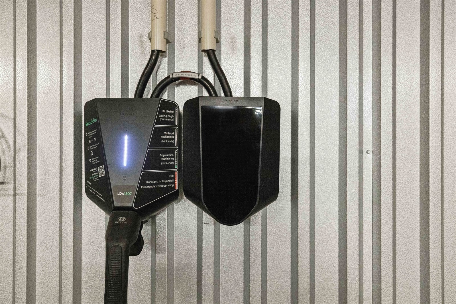 Det er lagt opp muligheter for å installere ladeboks. Galleribilde