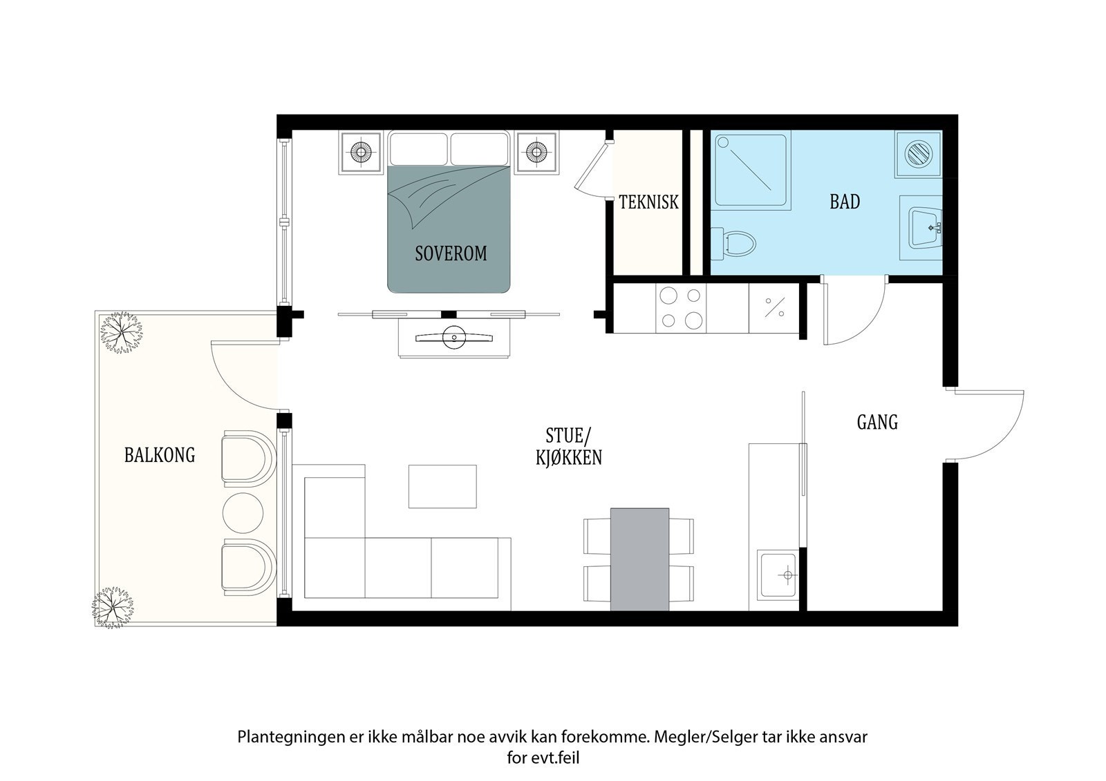 Plantegning Galleribilde