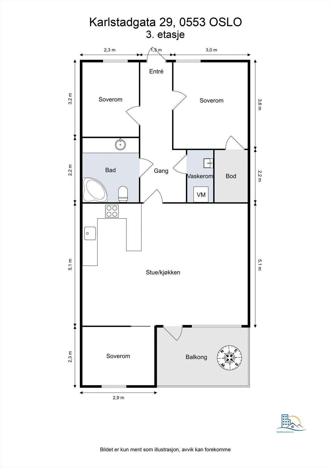 Plantegning Galleribilde