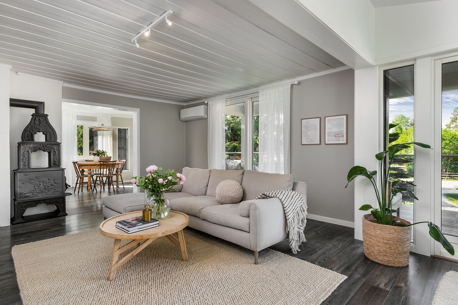 Boligen er pent oppusset med flotte fargevalg. Galleribilde