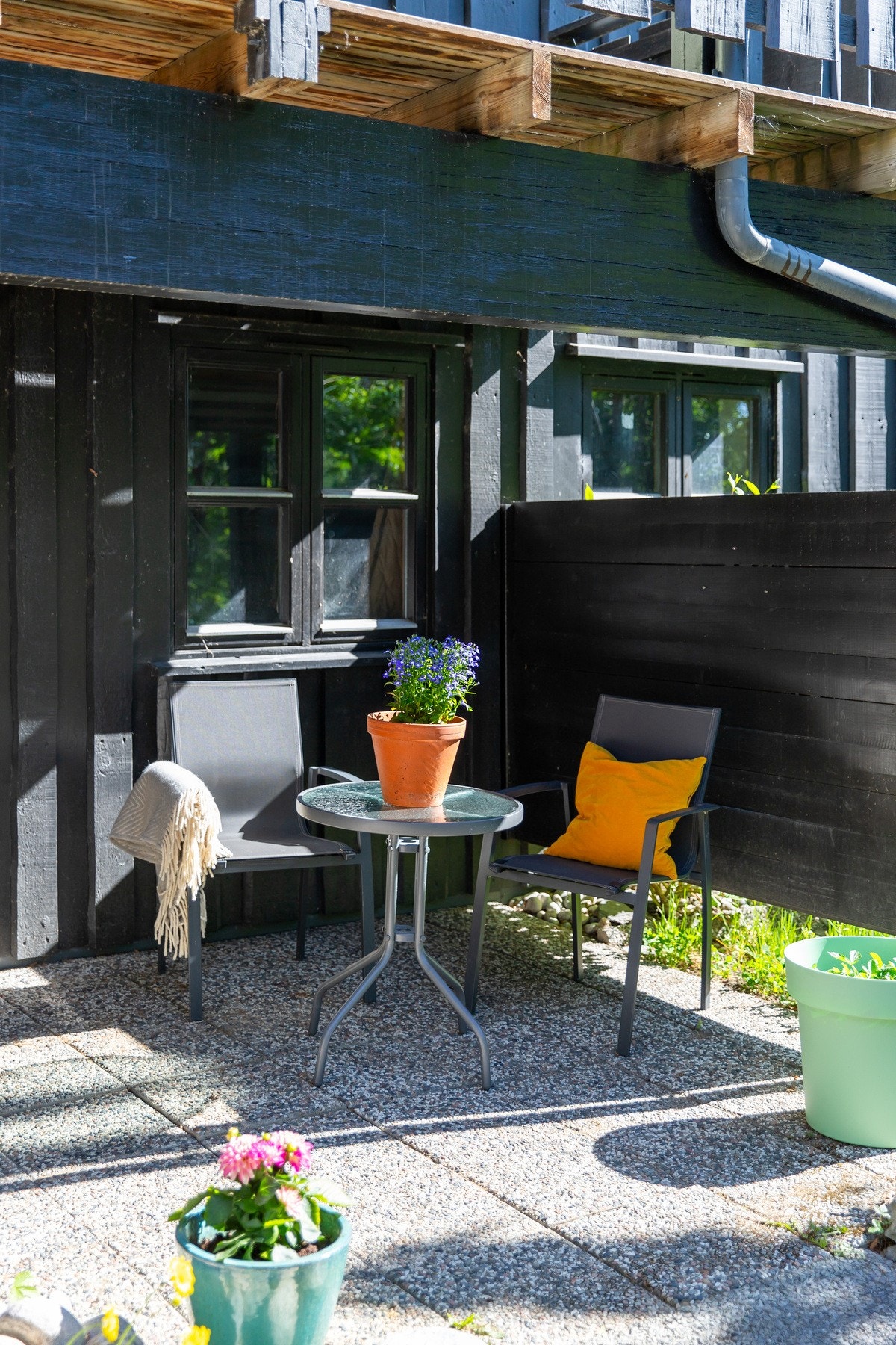 Flere utesoner rundt boligen Galleribilde