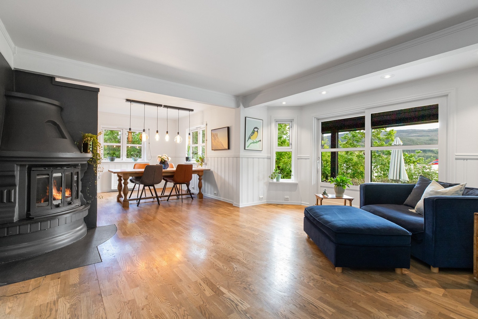 Eiendommen ligger sentralt, men med en lun følelse Galleribilde