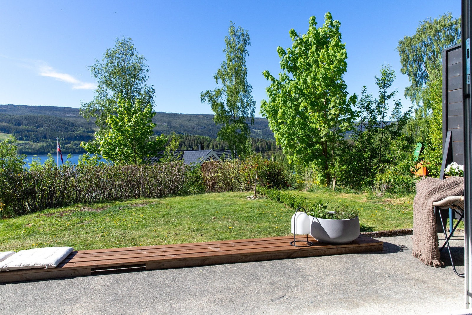 Hagen er pent opparbeidet Galleribilde