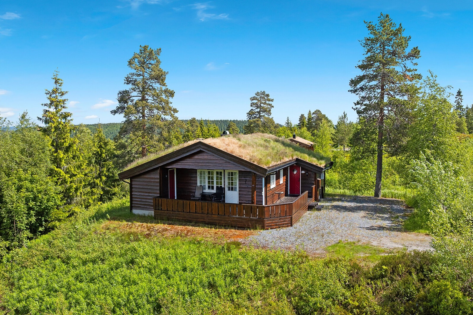 Hytta ligger i et populært og snøsikkert område, med kort vei til omfattende løypenett og alpinanlegg. Galleribilde