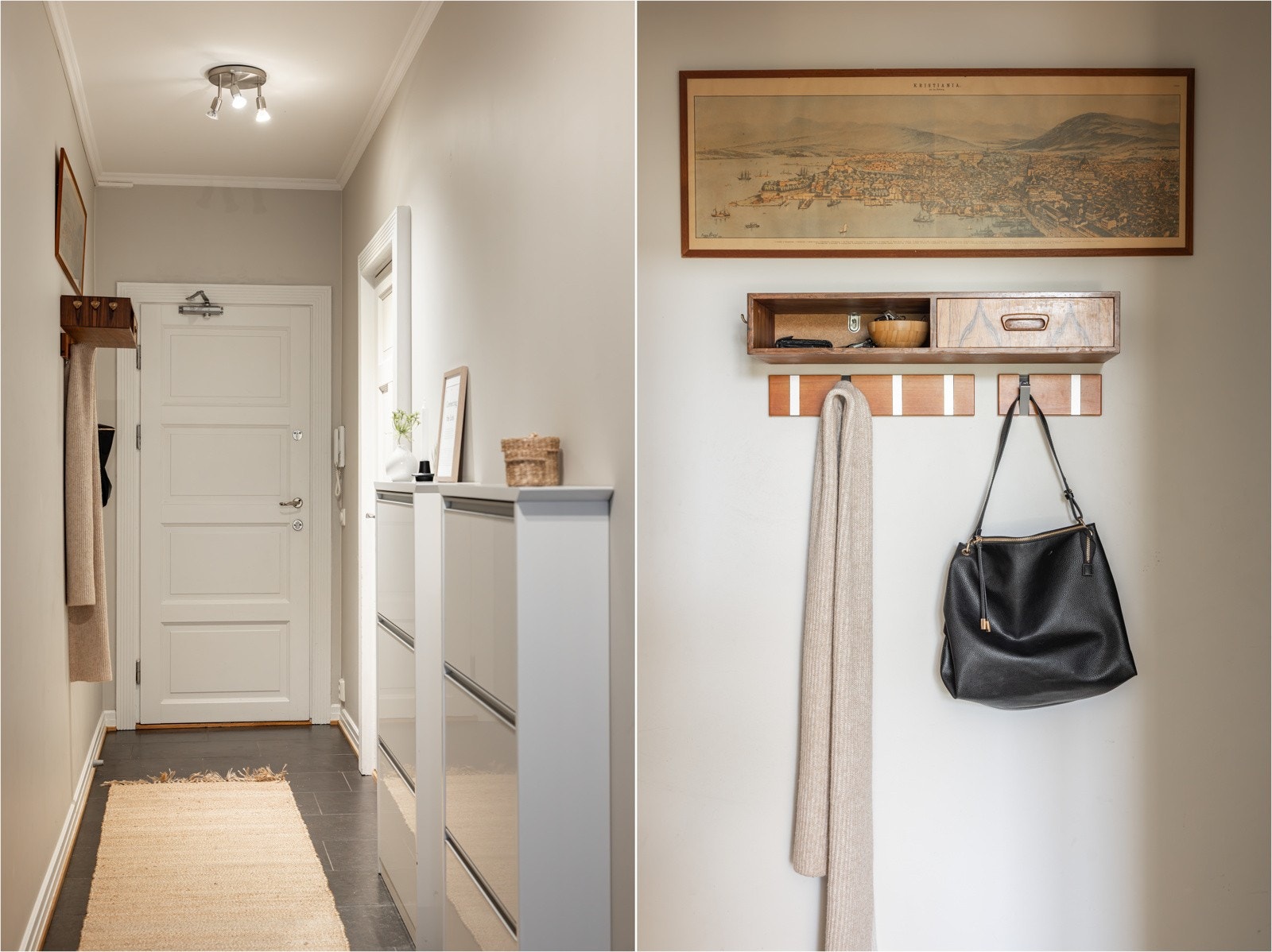 Det er plass til oppheng av yttertøy. Galleribilde