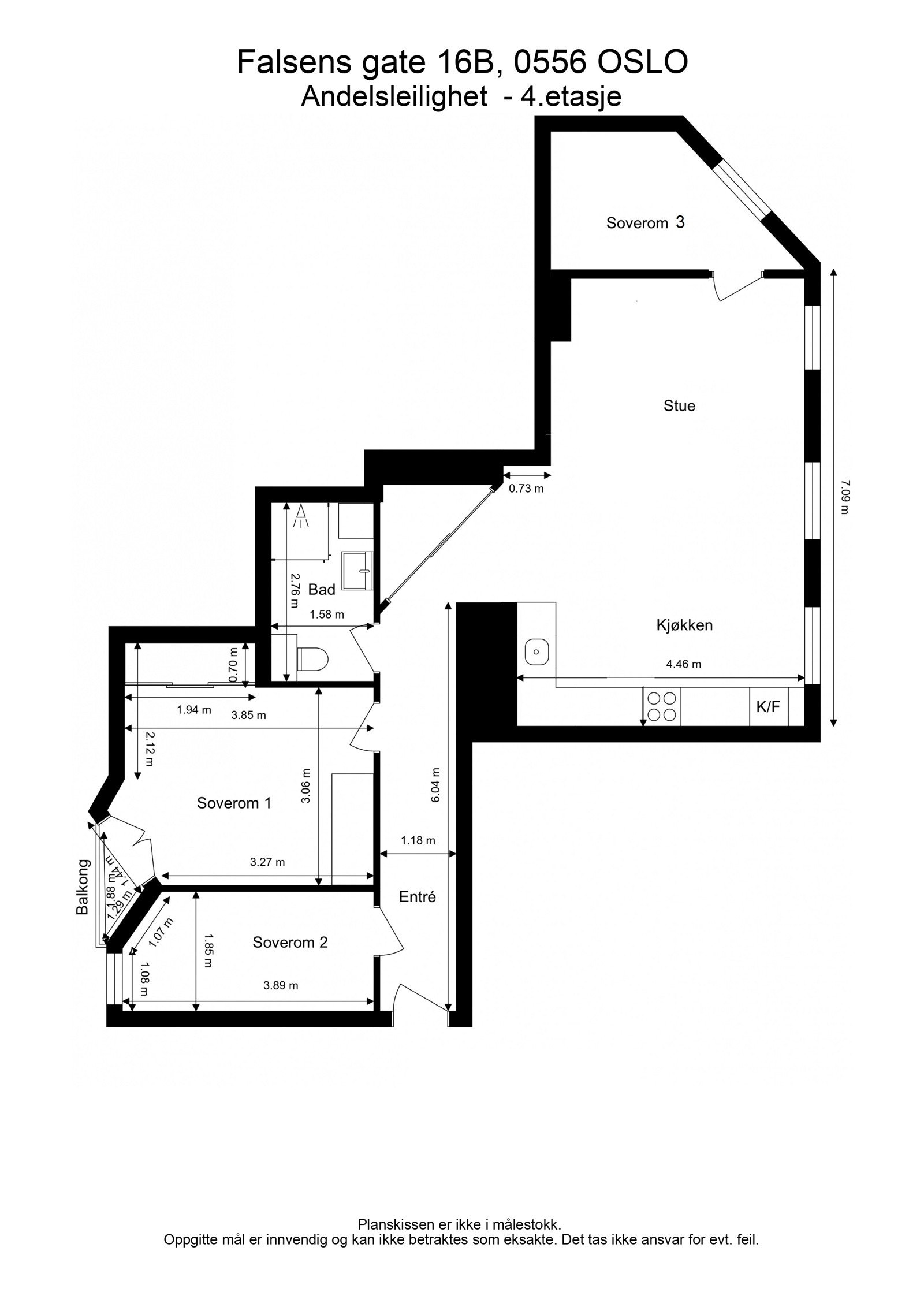 Alternativ plantegning med et ekstra kontor eller sov 3. Galleribilde