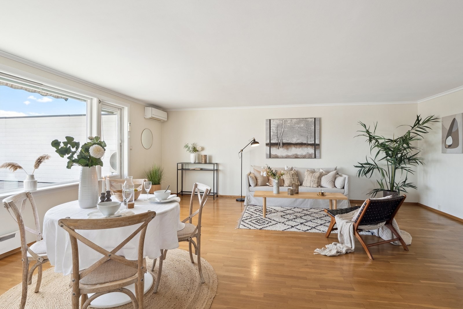 Stue med varmepumpe Galleribilde