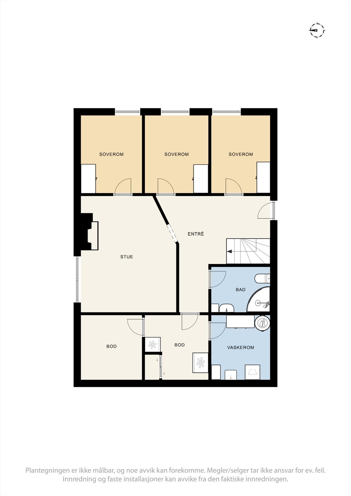 Plantegning u.etg Galleribilde