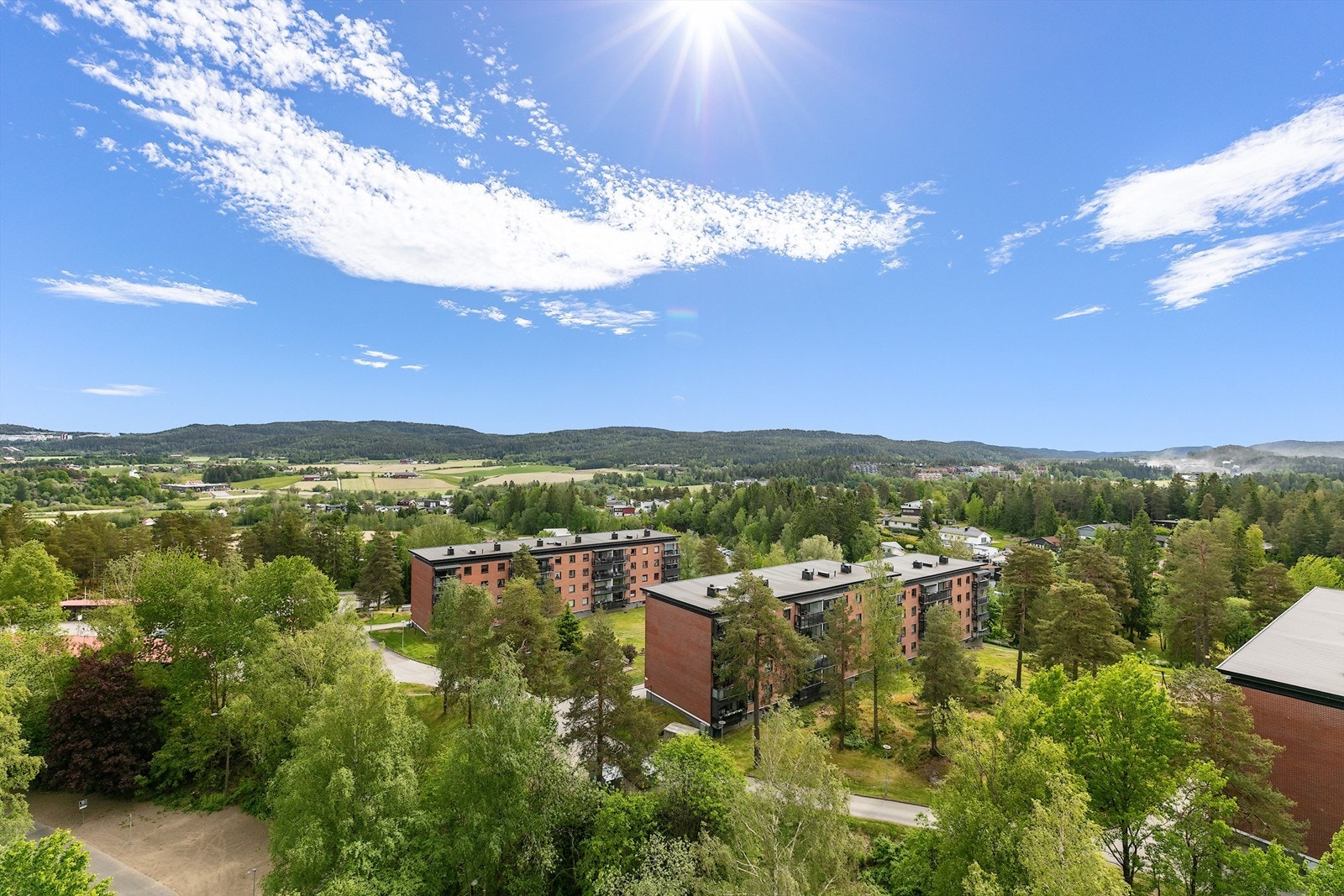 Utsikt fra svalgangen Galleribilde