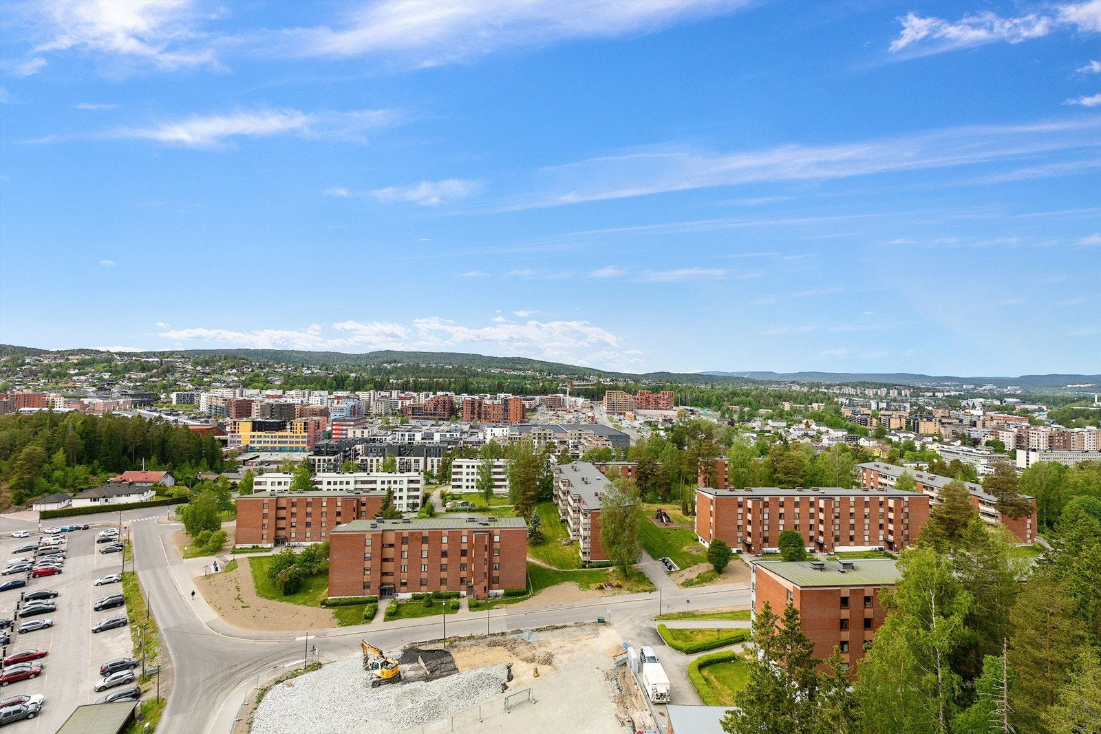Utsikt fra balkongen Galleribilde