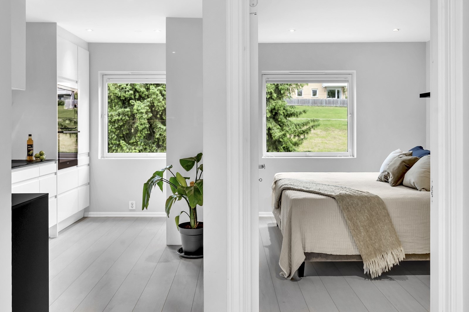 Videre rommet boligen to soverom. Galleribilde