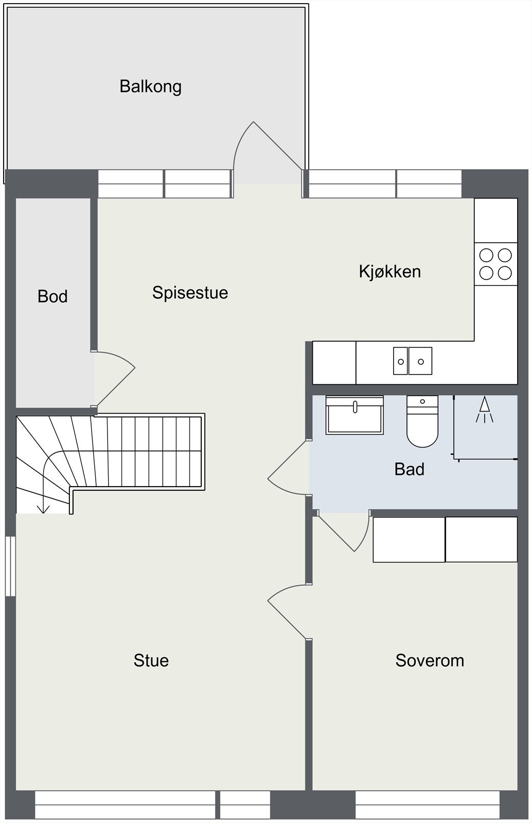 - Plantegning 2. etasje - Galleribilde