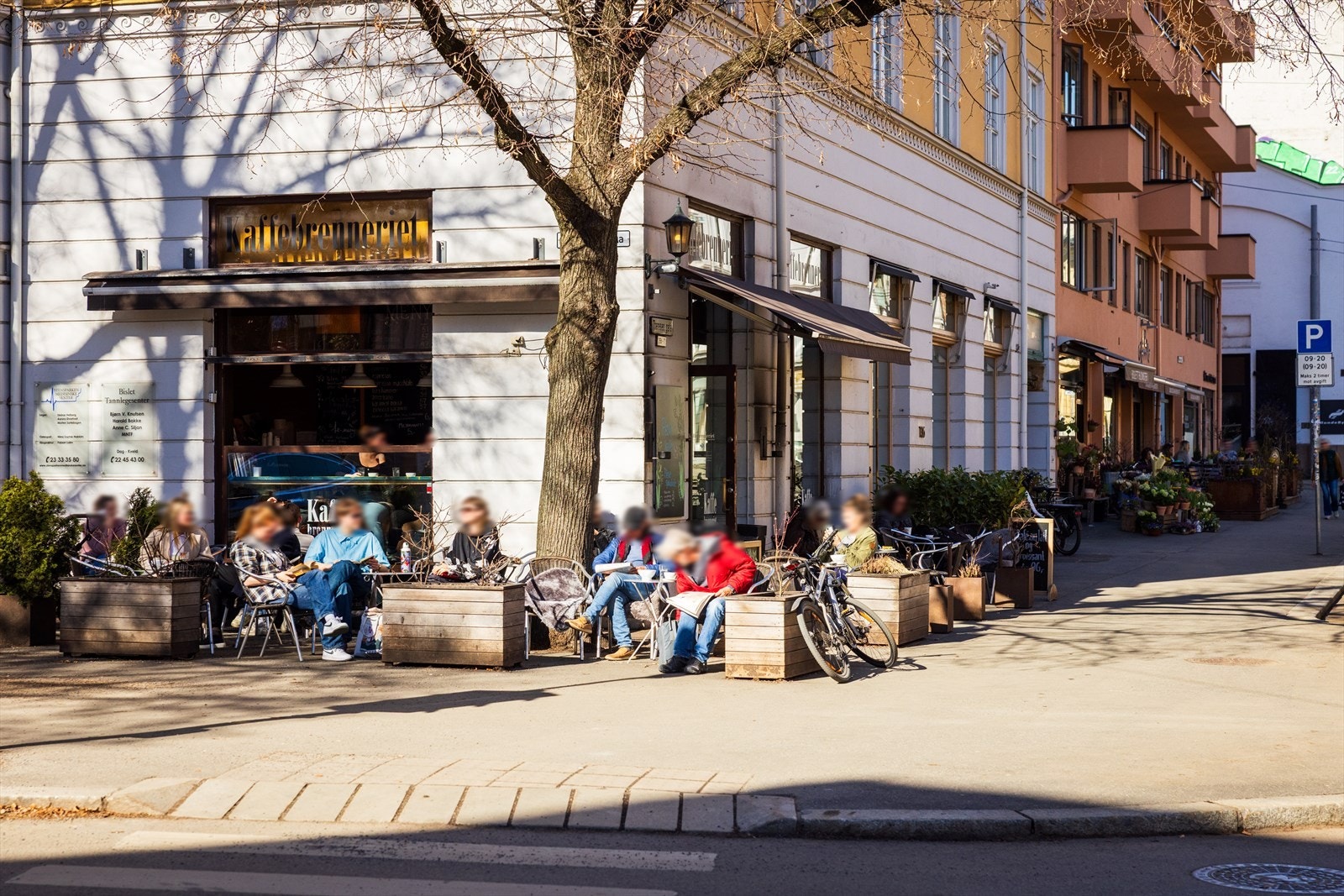 Kaffebrenneriet ved Bislett Galleribilde
