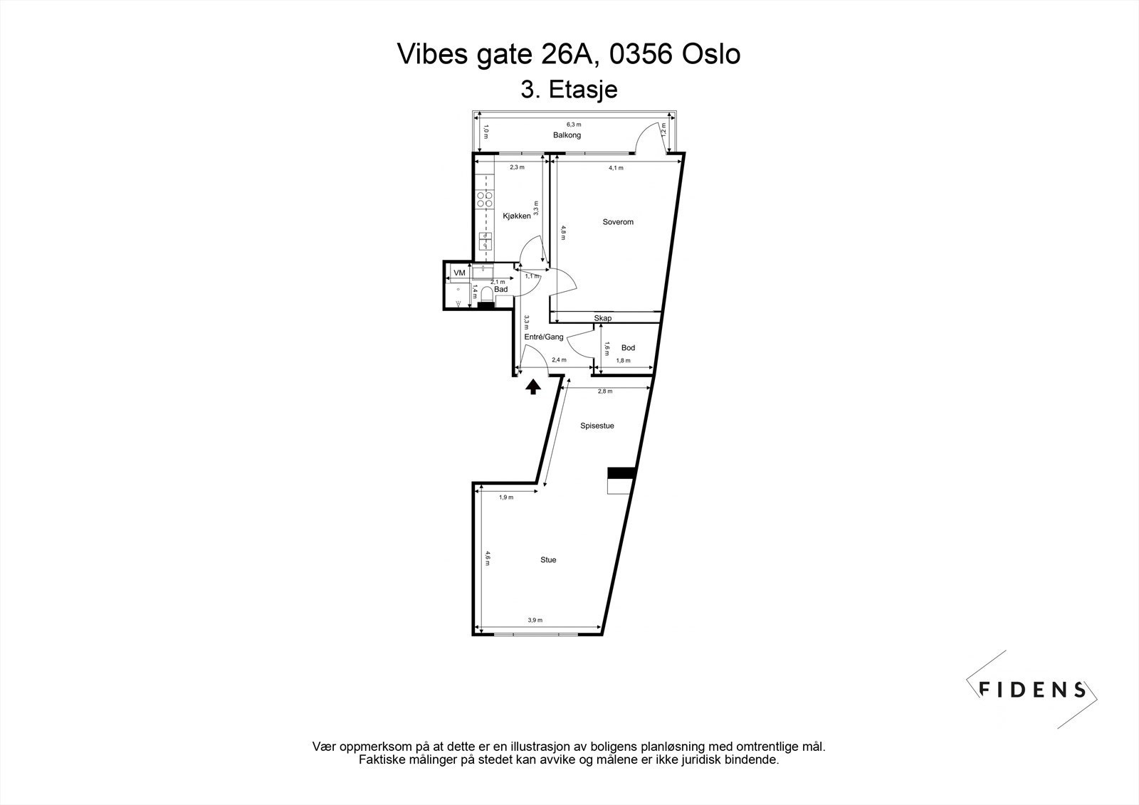 Plantegning Galleribilde