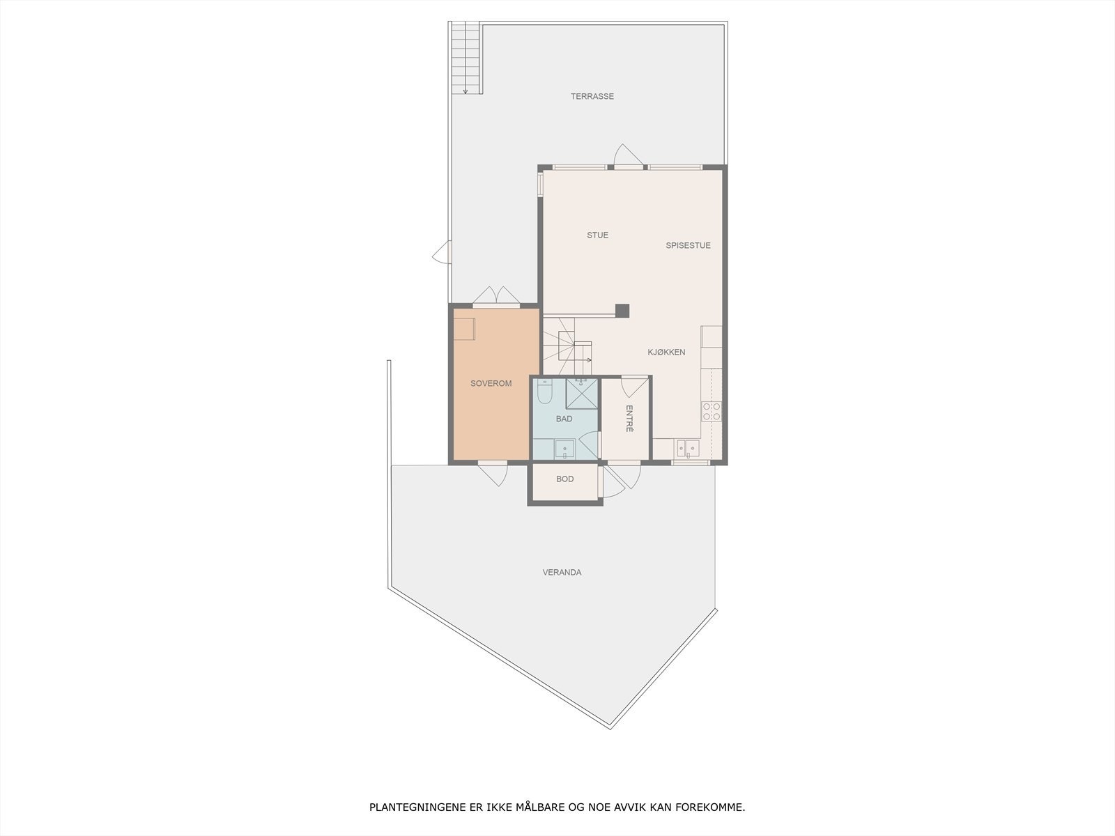 Plantegning 1. etasje. Galleribilde